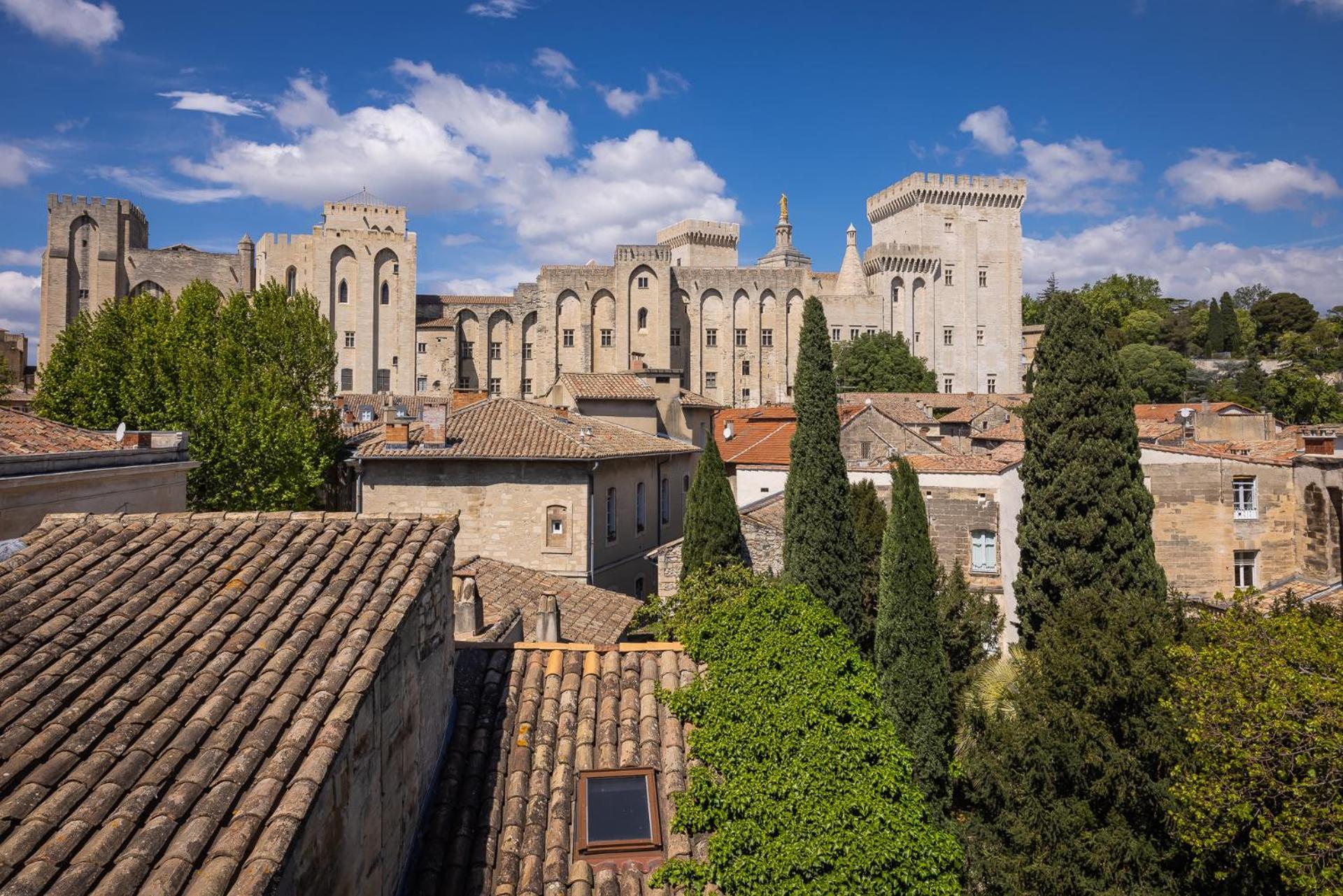 Avignon Intra-Muros, Vue Palais Des Papes Экстерьер фото